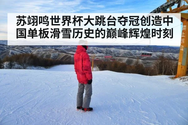 苏翊鸣世界杯大跳台夺冠创造中国单板滑雪历史的巅峰辉煌时刻